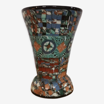 Vase signed gerbino from vallauris