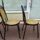 Lot of 4 black bistro chairs