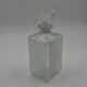 Vintage glass carafe with stopper