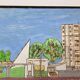 Naive Art painting painting on wood