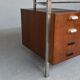 Desk rosewood and chrome 1960s