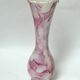Pink glass vase
