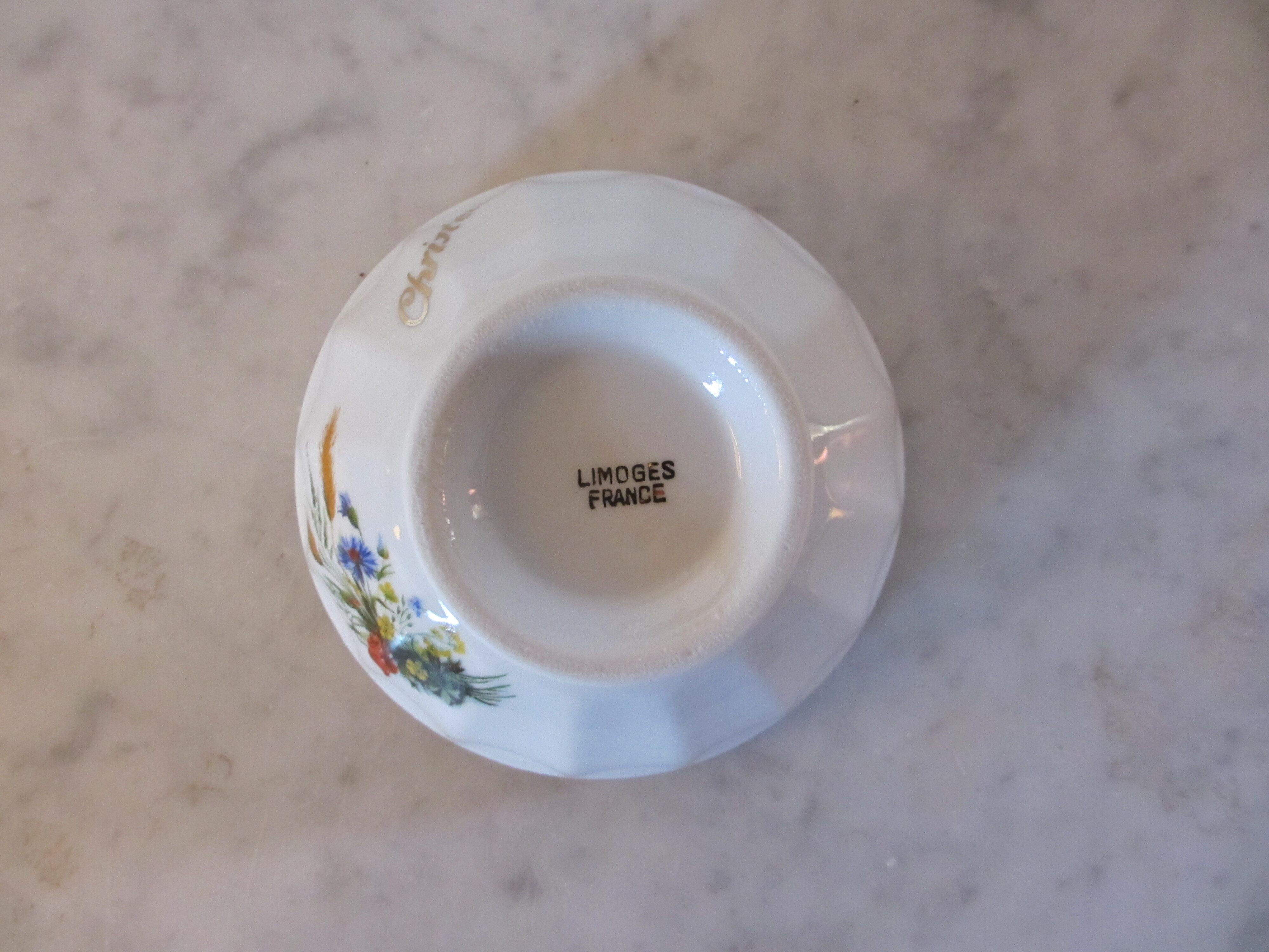 Limoges porcelain bowl