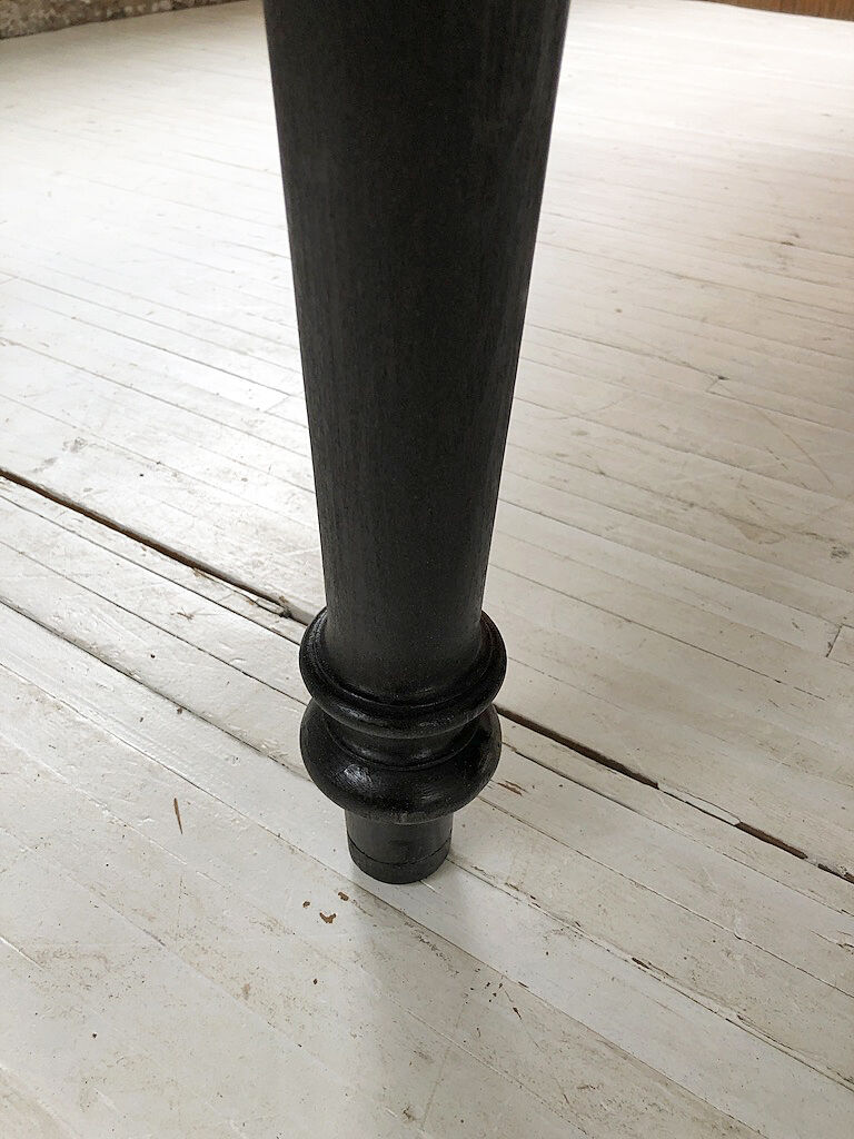 Ancient oak farm table with extensions 218 cm