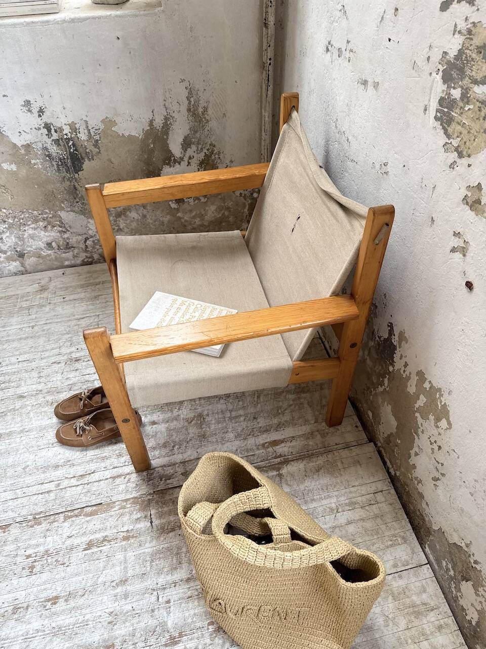 Safari chair in pine by Rold Rastad and Adolf Relling, 1960.