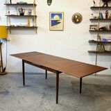 Extendable teak table, Denmark 1960s/1970s, mid-c vntg