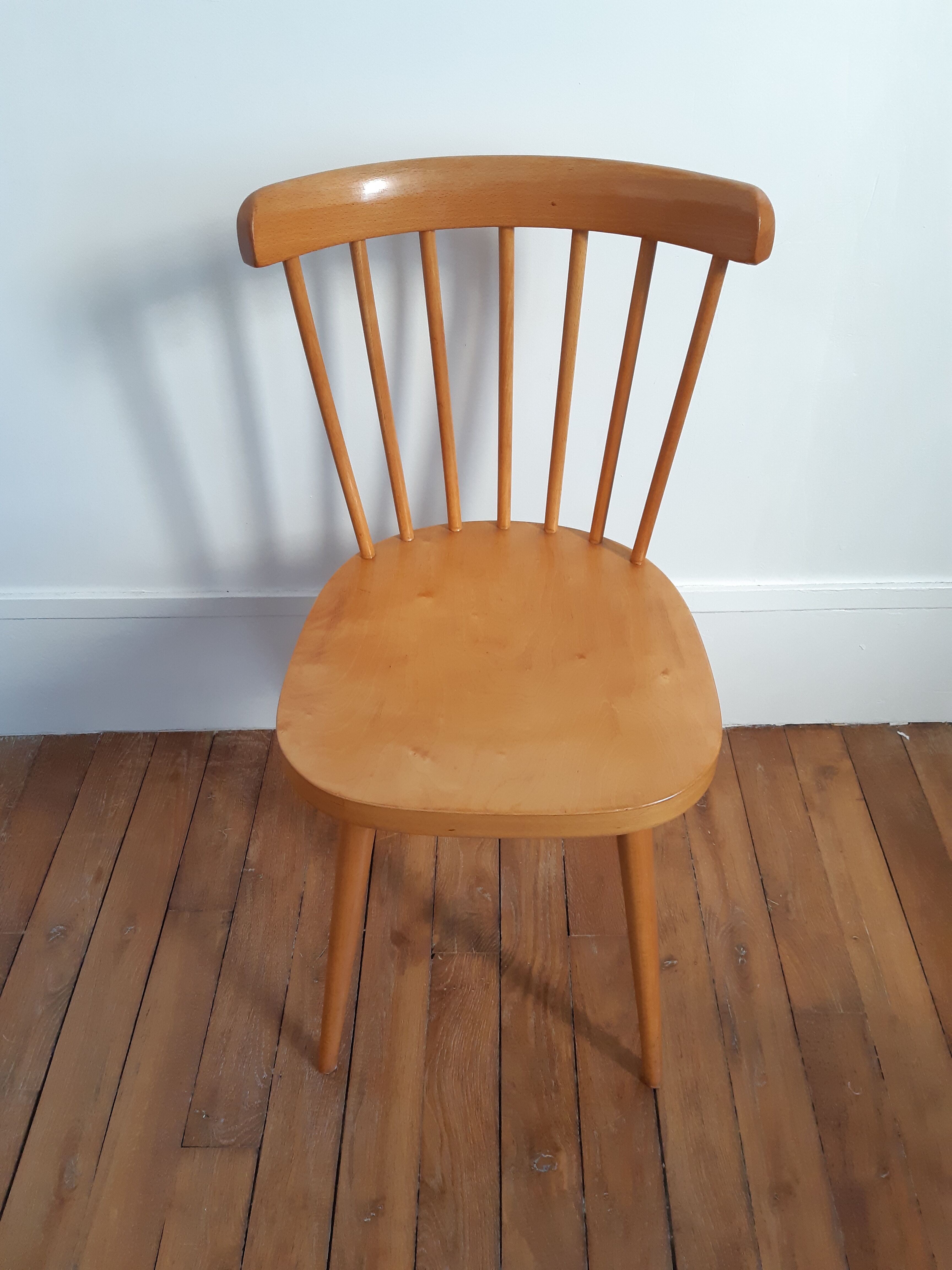Vintage wood bistro chair