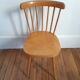 Vintage wood bistro chair