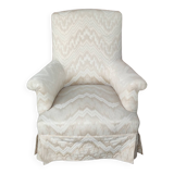 Ancien fauteuil crapaud bergère