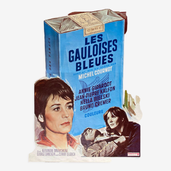 Affiche cinéma originale "Les Gauloises bleues" Annie Girardot 36x55cm 1968