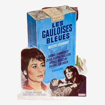 Original cinema poster "Les Gauloises bleues" Annie Girardot 36x55cm 1968
