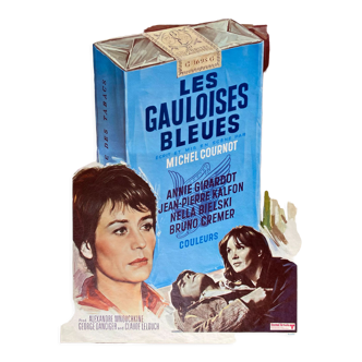 Affiche cinéma originale "Les Gauloises bleues" Annie Girardot 36x55cm 1968