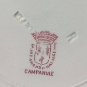Duo d’assiettes creuses en Terre de Fer Saint-Amand & Hamage modèle Campanule