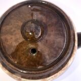 A brown England teapot