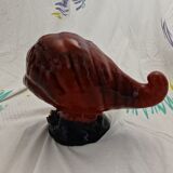 Ancienne lampe coquillage "Monaco" en ceramique