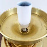 Old globe table lamp in Clichy glass