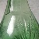 Chiseled glass decanter