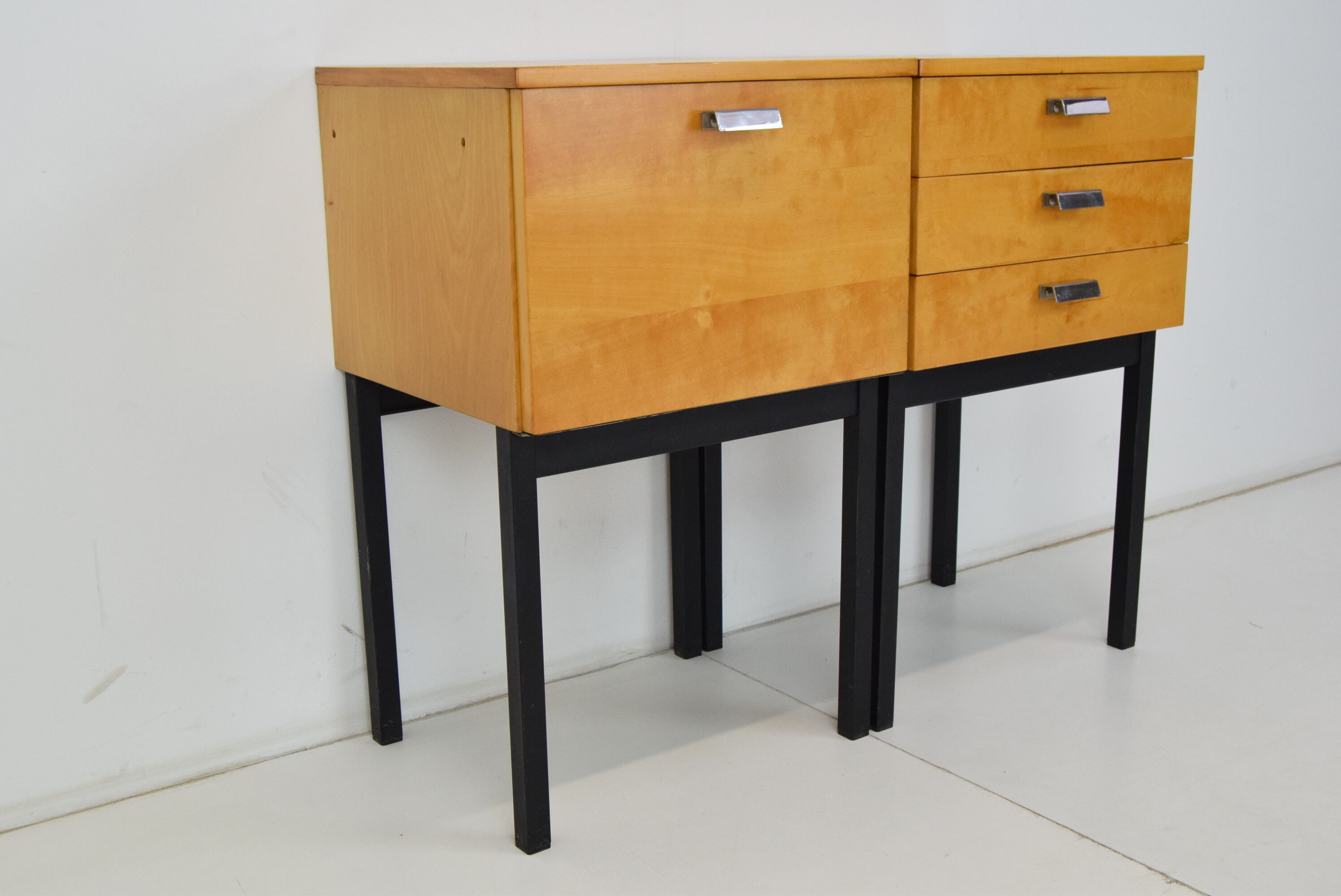 Bedside Tables,UP zavody Bucovice,1970's.