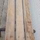 Wooden and vintage metal school bench