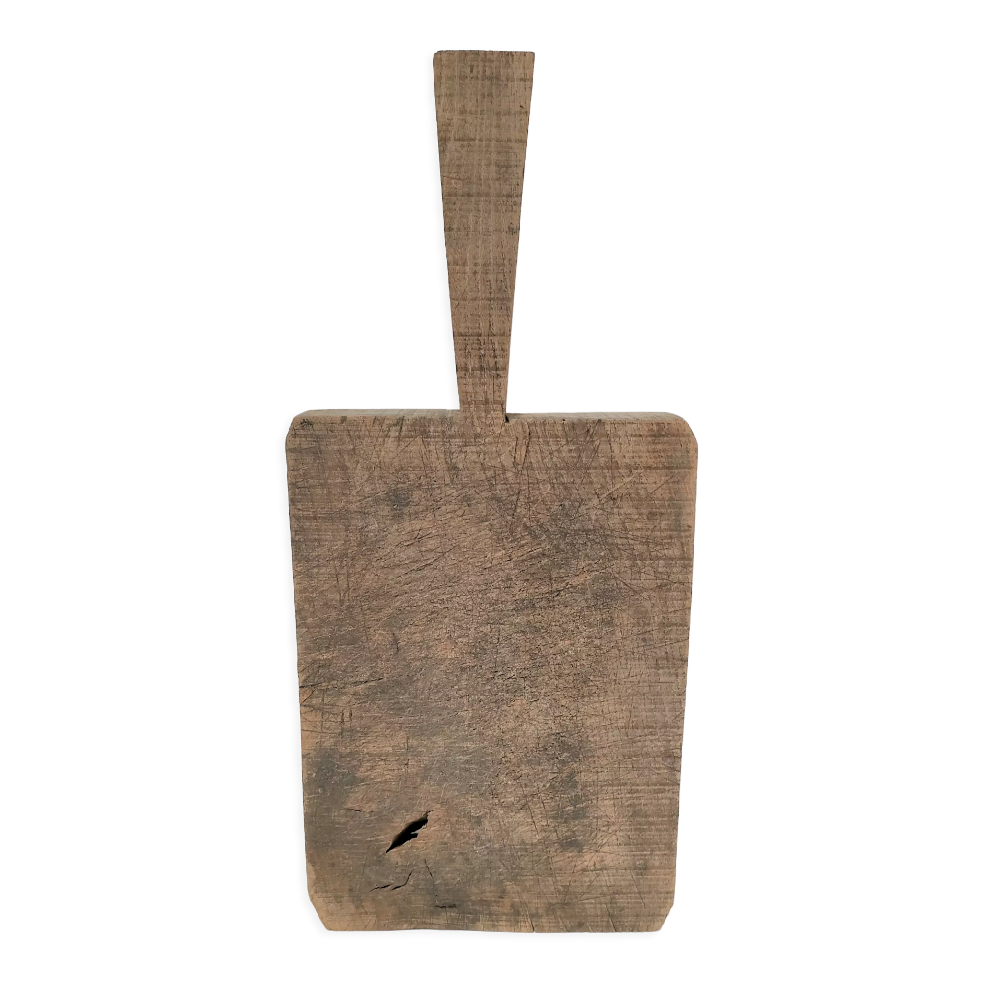Cutting board XXL log early XXth H. 59 cm
