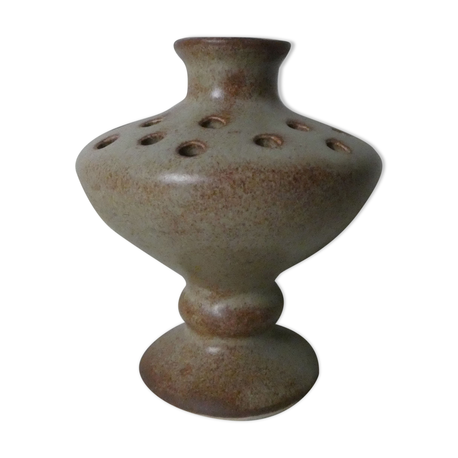 Sandstone vase vintage flowers