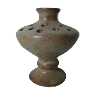 Sandstone vase vintage flowers