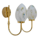 Vintage Scandinavian wall lights, 1980s, set of 2