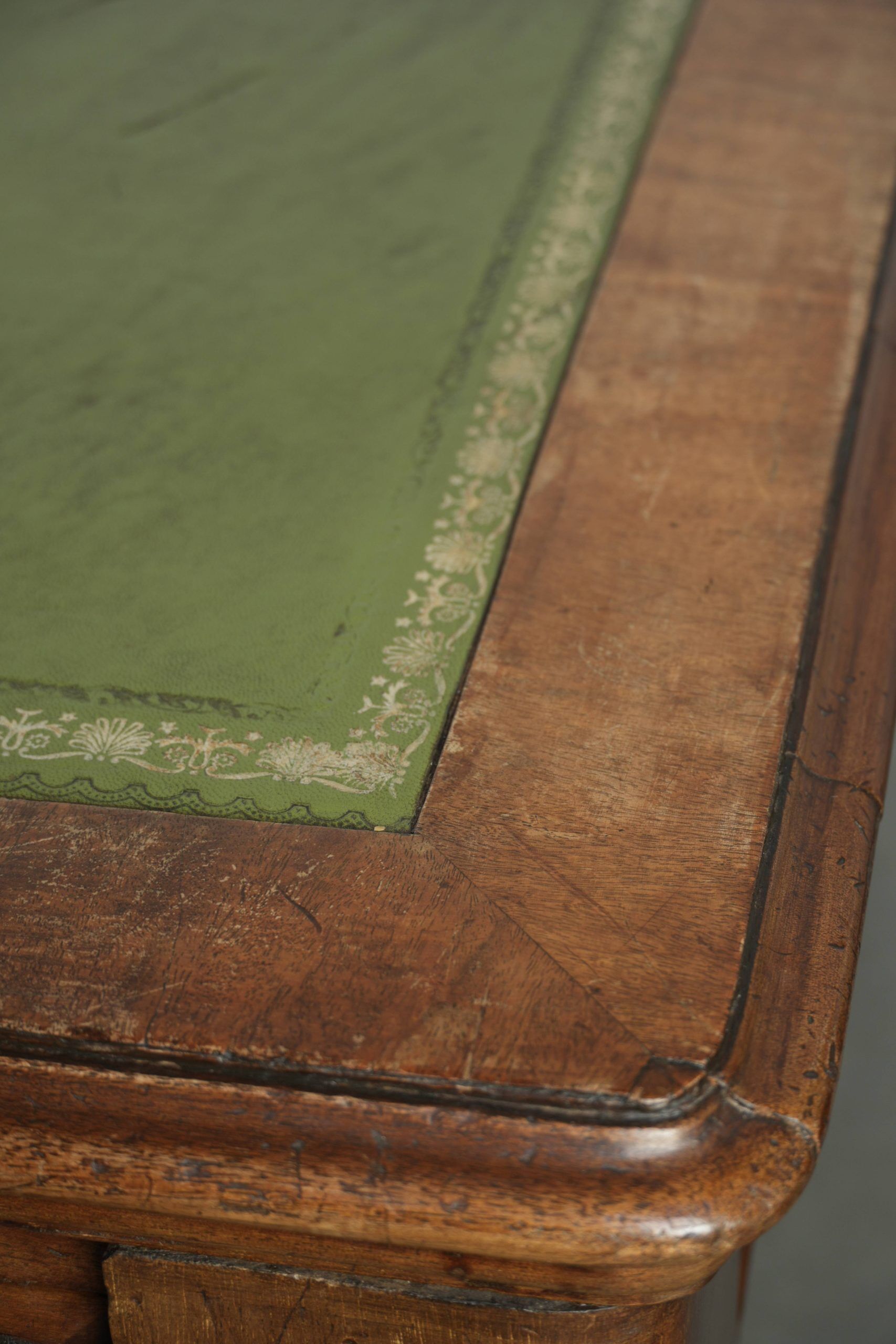 Original antique English writing desk from the 19th century