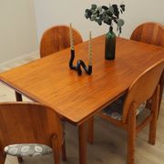 Teak table, Danish design, 1970s, manufactured in Denmark