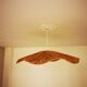 Suspension in raffia braided 65 cm