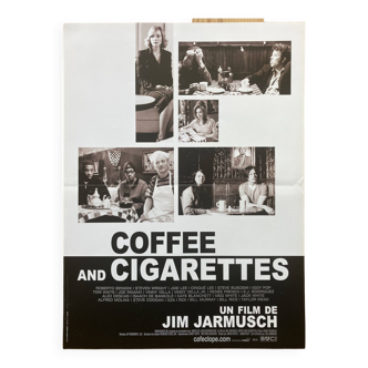 Original movie poster "Coffee and Cigarettes" Jim Jarmusch