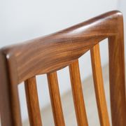 Mid-century teak and fabric dining chairs by Leslie Dandy for G-Plan, 1960s, Set of 8