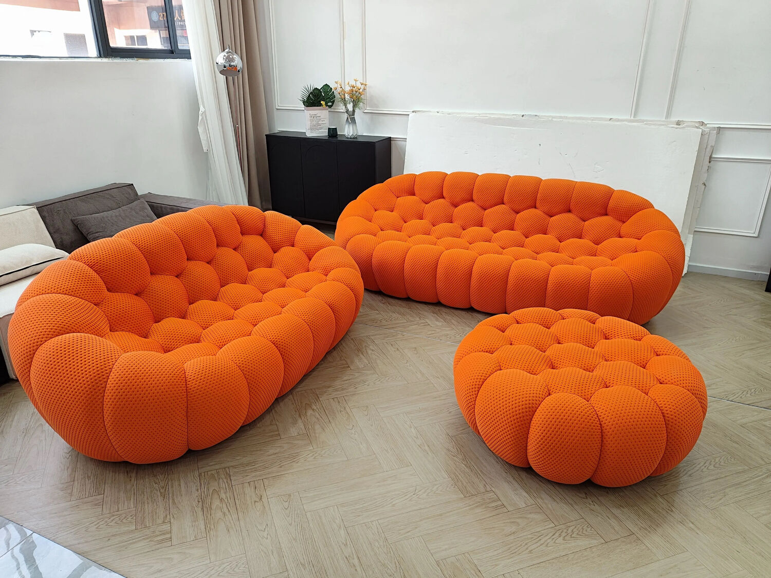 Orange Bubble armchair