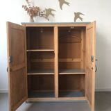 Verdigris two-door wardrobe
