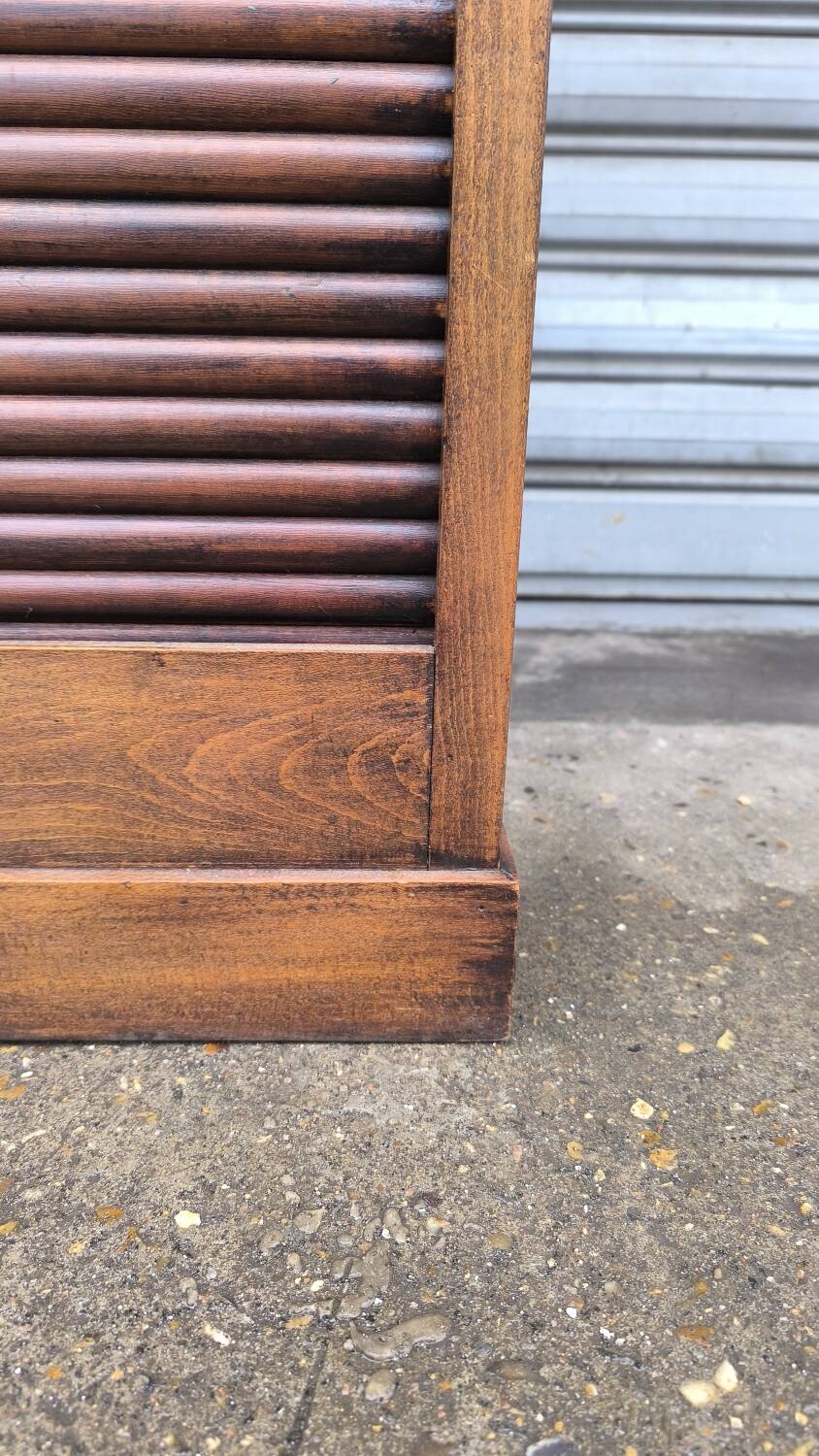 Solid oak filing cabinet 1950