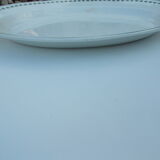 Large oval flat 27 x 37 cm faience b.f.k laurel model