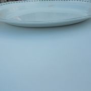 Oval dish 27 x 37 cm faience b.f.k model laurier