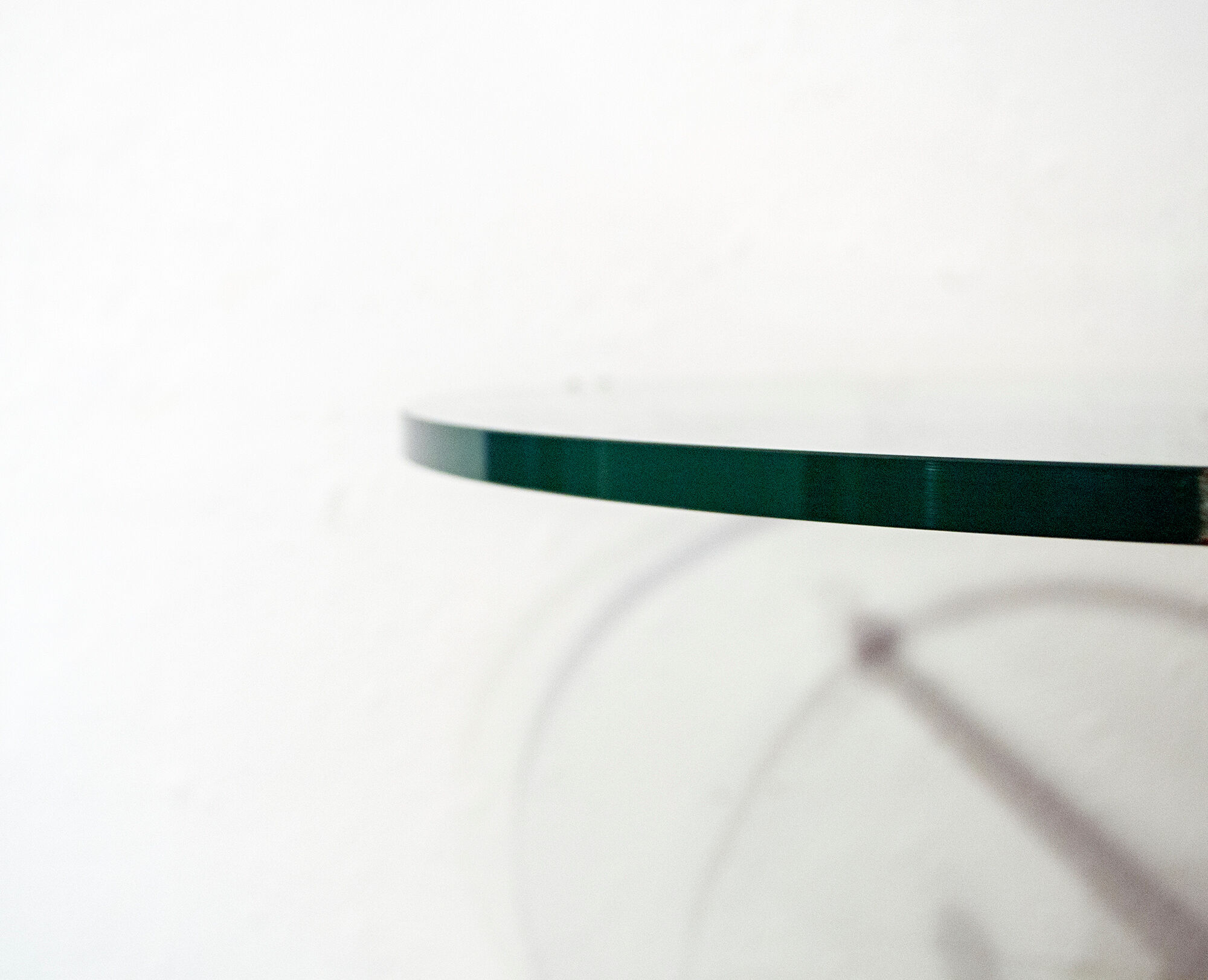 Iron and glass coffee table Italia Anni '80