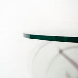 Iron and glass coffee table Italia Anni '80