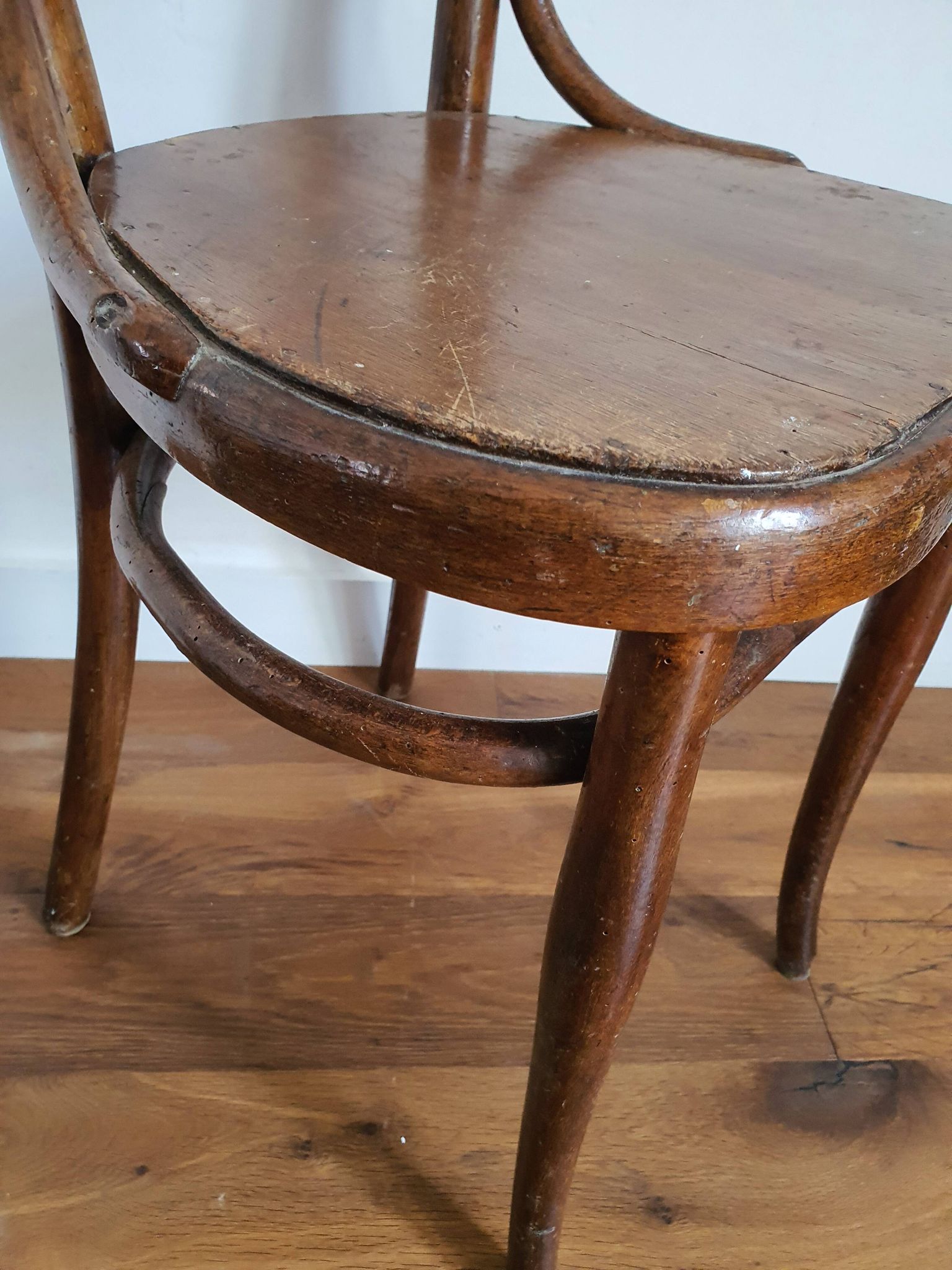 Véritable chaise Thonet modèle cœur n°28, fabrication Thonet, vers 1900