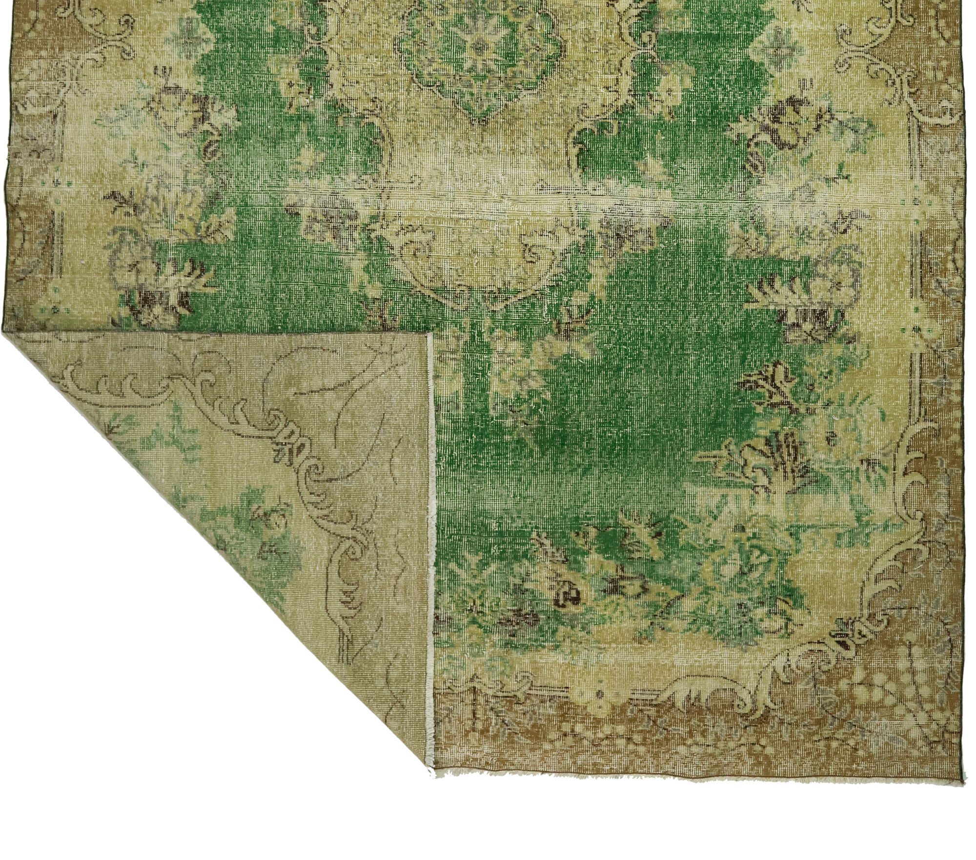 Anatolian handmade vintage rug 300 cm x 209 cm