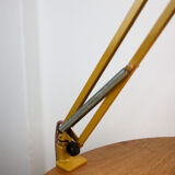 brown adjustable achitect table lamp by tep, 1970s