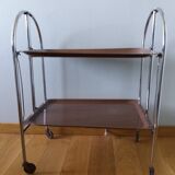 Folding trolley on wheels