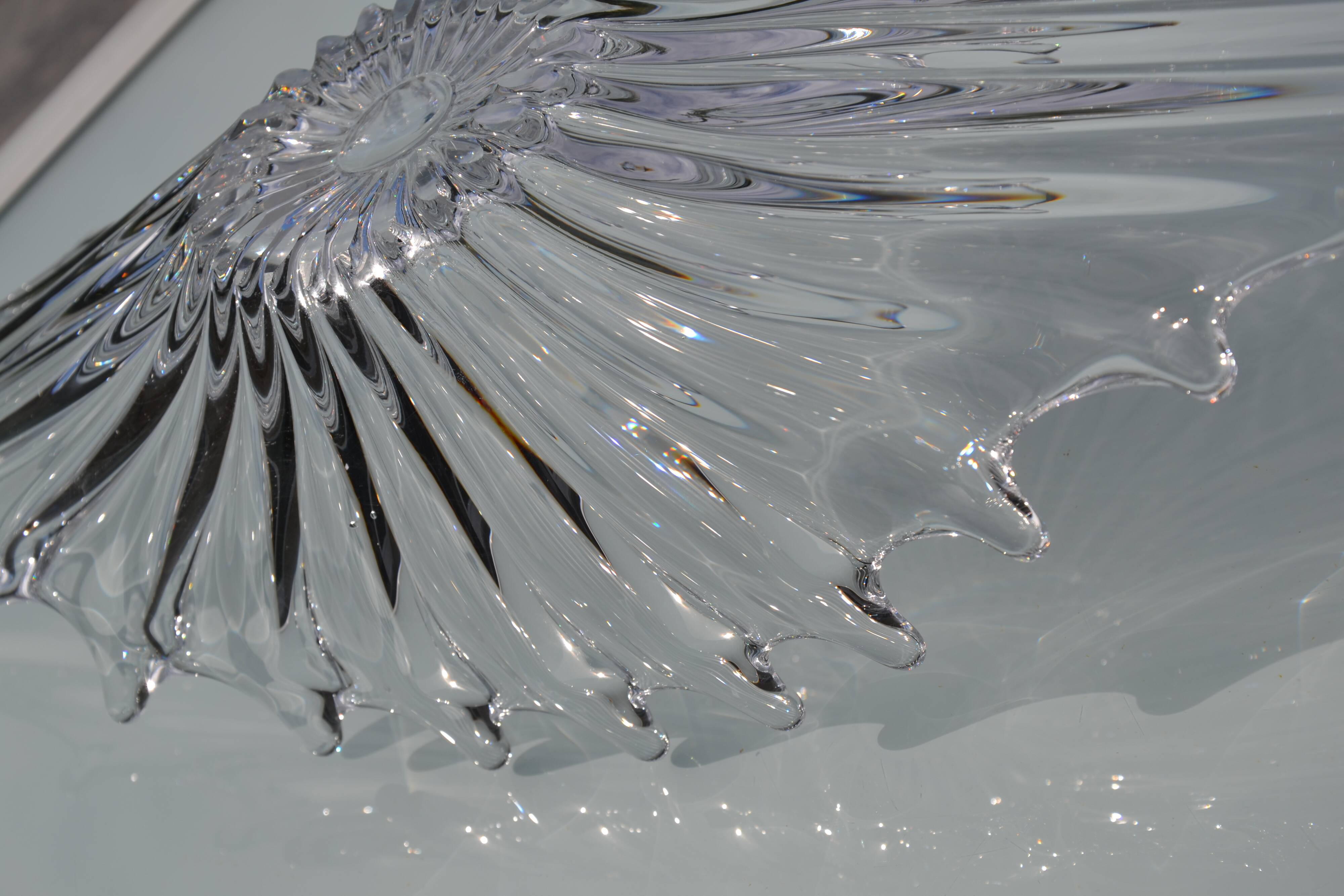 Centre de table, coupe en cristal