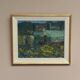 Original Swedish Oil on Panel – “Farm” by Svän Grandin – Signed – Vintage