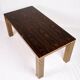 Memphis style dining table, wood, Italy
