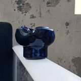 Black ceramic vase