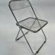 Giancarlo piretti plia lucite folding chairs for castelli