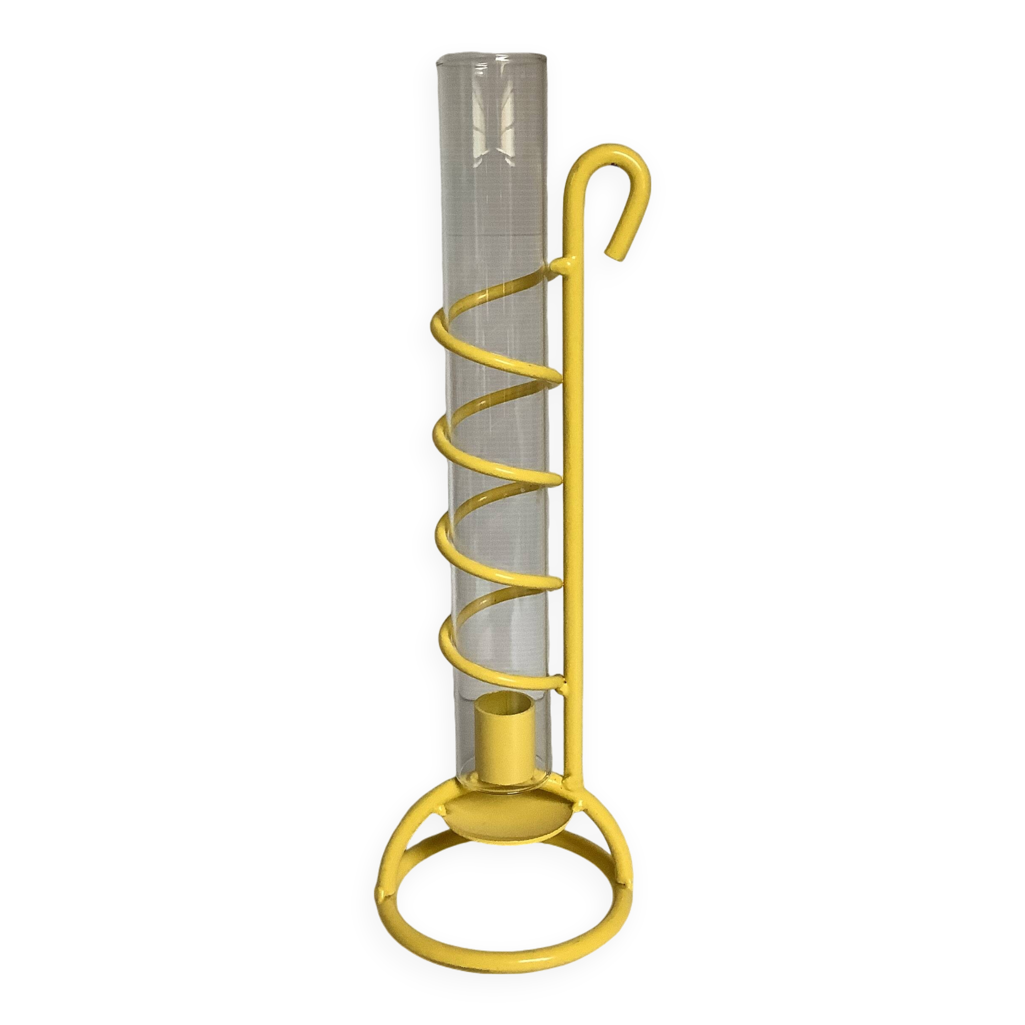 Large yellow spiral candlestick