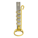 Large yellow spiral candlestick